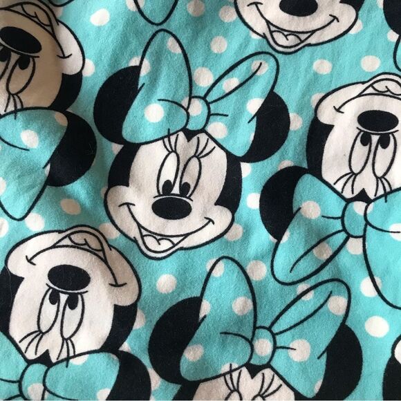LuLaRoe Disney MINNIE Mouse Face AQUA BLUE Polka Dots Leggings - Picture 2 of 6